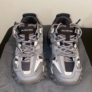 Balenciaga grey trainer sneakers size women 39